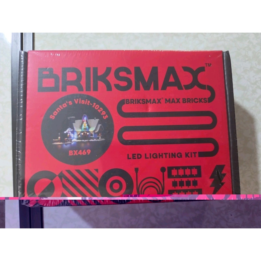 BRIKSMAX LED Lighting Kit for Creator Santa's Visit 10293 BX469 New Sealed